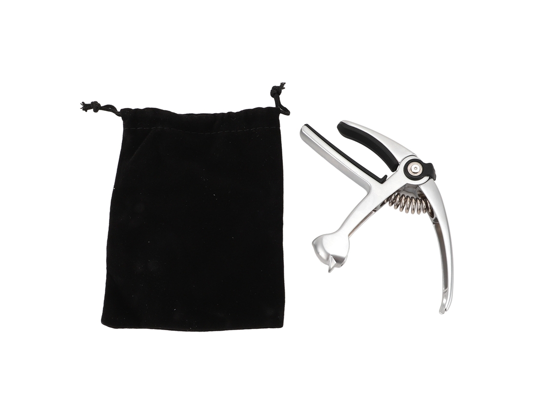 Capo Universal De Zinc Para Guitarra Acústica Eléctrica Con Almohadilla De Caucho Suave Trigger Capo Accesorio De Guitarra