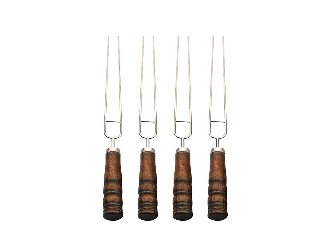 Palo Para Barbacoa De Acero Inoxidable De 4 Piezas