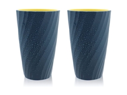2 Vasos Para Cepillos De Dientes De Baño, Suaves, Duraderos E Irrompibles (azul Claro)