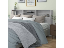 Mueble Cabecero Color Gris Sonoma 220x19x103,5 Cm