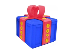 Caja de regalo 3D con tornillos, caja de regalo con almacenamiento giratorio Rosewell