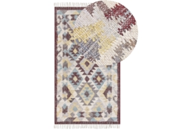 Alfombra BELIANI Fener de Yute Multicolor 80x150