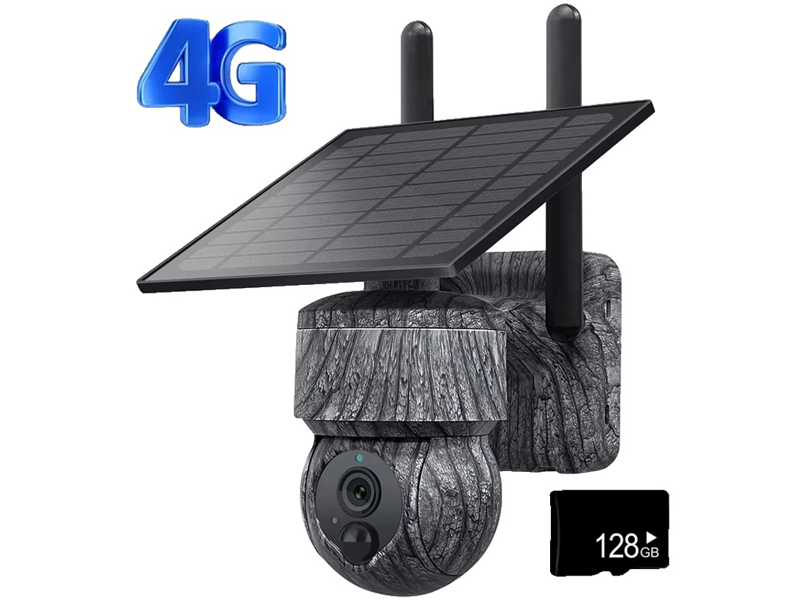 Cámara de pesca con energía solar, conectividad 4G, cámara 4G de 5 MP (UE), tarjeta de memoria 8GB, OEM