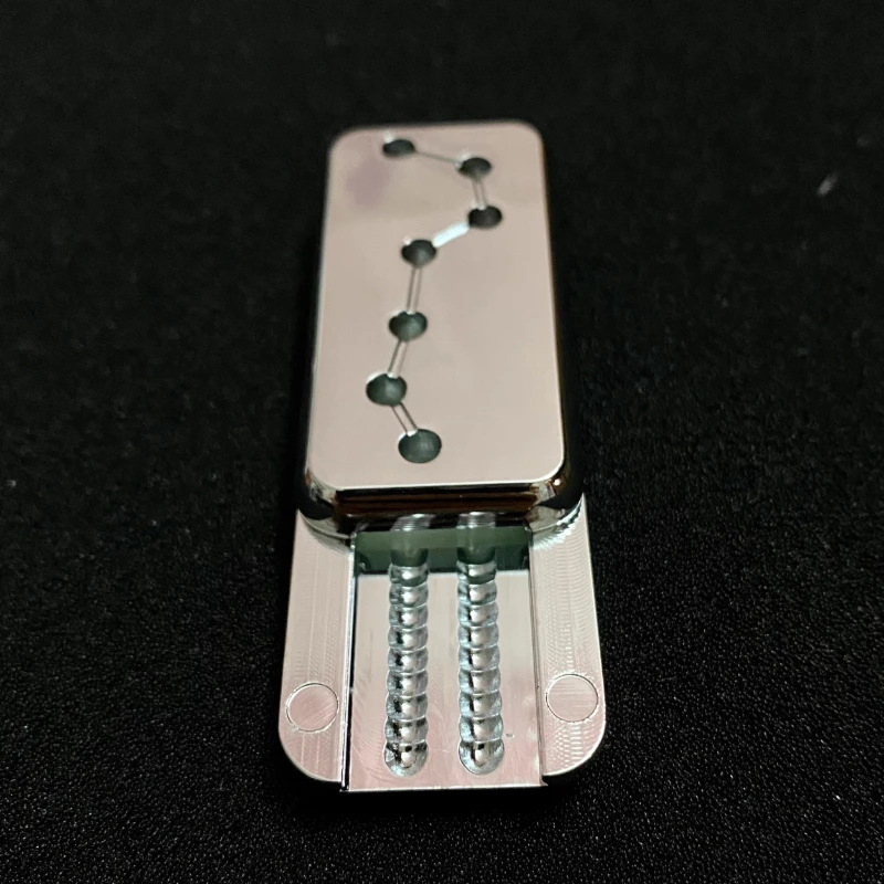 (plata) Spinner Magnético Brillante Con Mecanismo De Deslizamiento Mecánico, Placa De Metal Para Aliviar El Estrés, Juguete Táctil En Forma De Moneda.