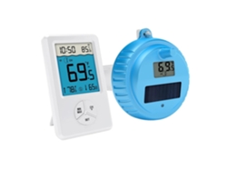 Termómetro De Agua De Piscina Sin Filtro, Tanque Ipx8, Sensor De Temperatura Numérico, Adaptador Auxiliar