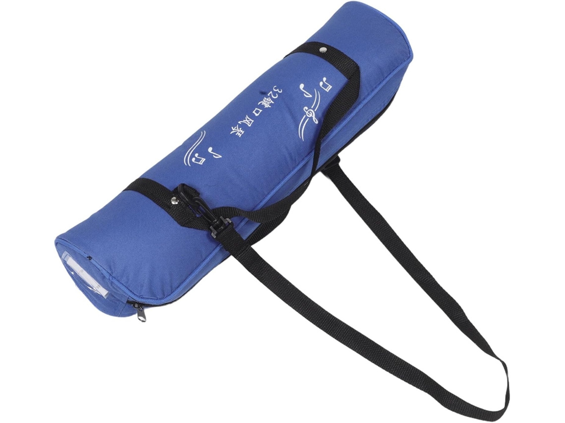 Estuche Portátil Para Melódica De 32 Teclas, Bolsa De Almacenamiento De Lona Azul.