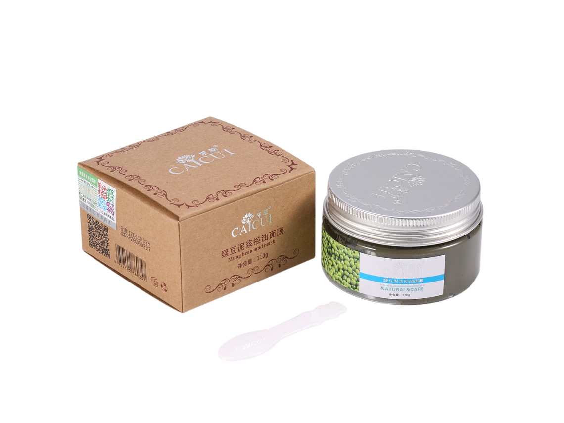 Mascarilla facial exfoliante para el tratamiento del acné y el cuidado de la piel