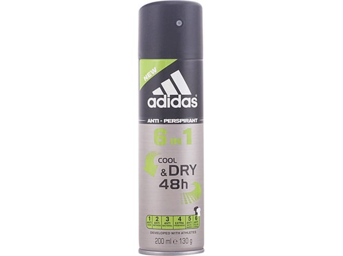 tienda de comestibles Exponer Romance Desodorante ADIDAS Cool & Seco 6 En 1 Spray (200 ml) | Worten.es