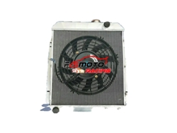 Ventilador de radiador de aluminio, salida superior/inferior de 1,6", diseño de 3 líneas, compatible con modelos Buick OEM (1954-1956)