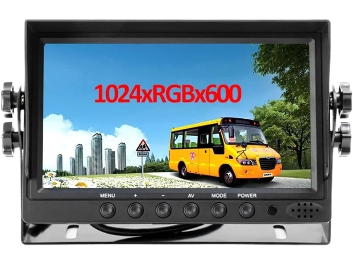 Cámara De Visión Trasera De Doble Lente Con Pantalla De 7 Pulgadas, Kit De Cámara Para