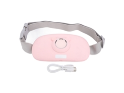 Masajeador térmico para cintura y abdomen con 6 modos y control digital.