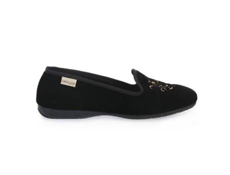Mocasines de Mujer GRÜNLAND Nero Tecido Negro (40)