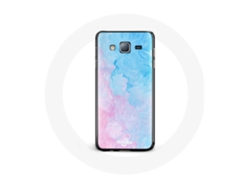 Funda para Samsung Galaxy J3 Fundo Rosa Azul