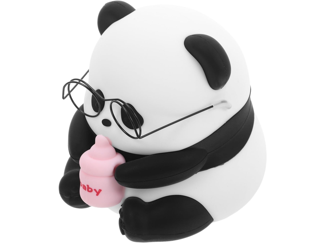 Lámpara De Noche Con Forma De Panda Para Habitaciones De Niños Y Niñas, Lámpara Led De Mesita De Noche Con Niveles De Brillo Ajustables.