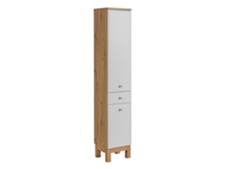Armario Alto FURNLUX Samoa (Blanco, Madera Contrachapada - 35X33X186 Cm)