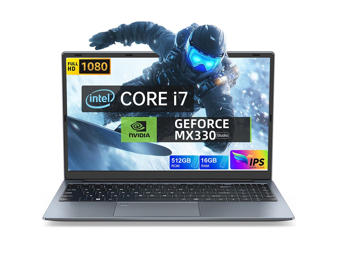 Notebook Vanwin Intel Core I7 6600u 16 Gb Ram, 512 Gb Ssd Nvidia Mx330 15.6 Fhd Gris