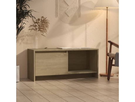 Mueble para la televisión VIDAXL Beige Madera contrachapada (90x35x40 cm)