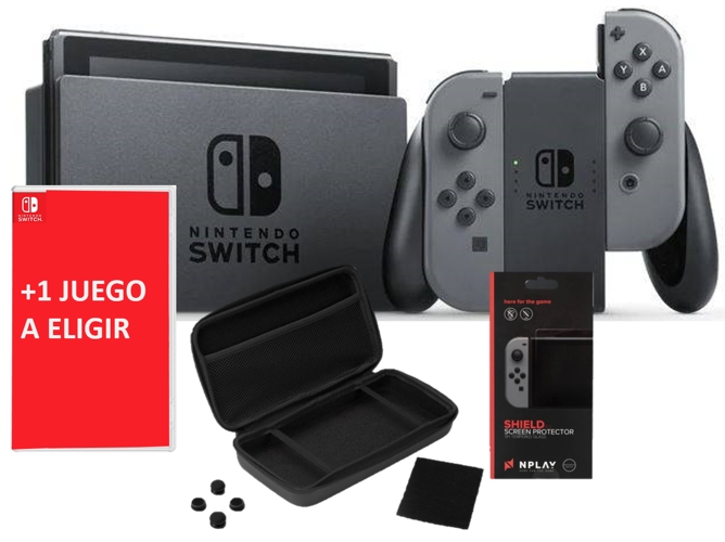 Consola Nintendo Switch V2 (32 GB Gris) Worten.es