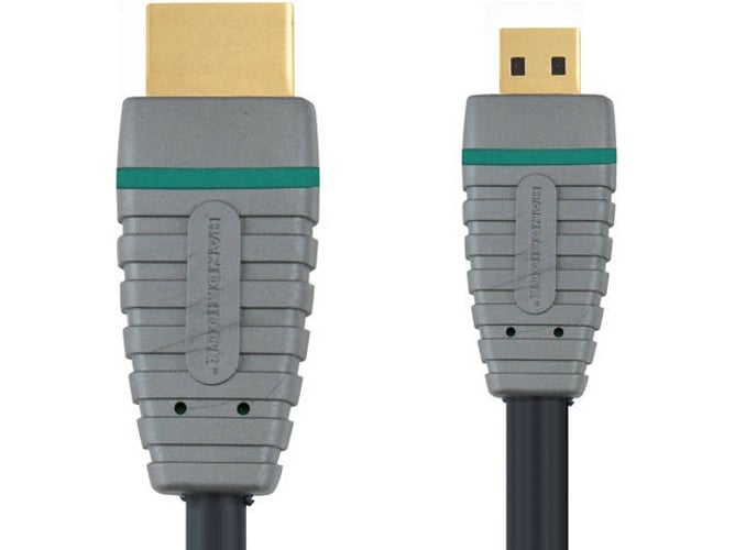 Cable HDMI BANDRIDGE (HDMI - 2 m - Negro)
