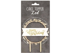 Decoración para Pastel SCRAPCOOKING Happy Birthday (Madera)
