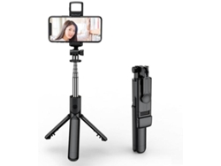 Palo Selfie De 360°, Trípode De 68 Cm, Bluetooth, Soporte Estable, Control Remoto Bluetooth Desmontable (negro)