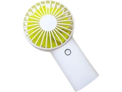 Ventilador Portátil De Mano De 4000 Mah, Mini Refrigerador Recargable Por Usb, Pequeño Y Personal (blanco, 1 Unidad)