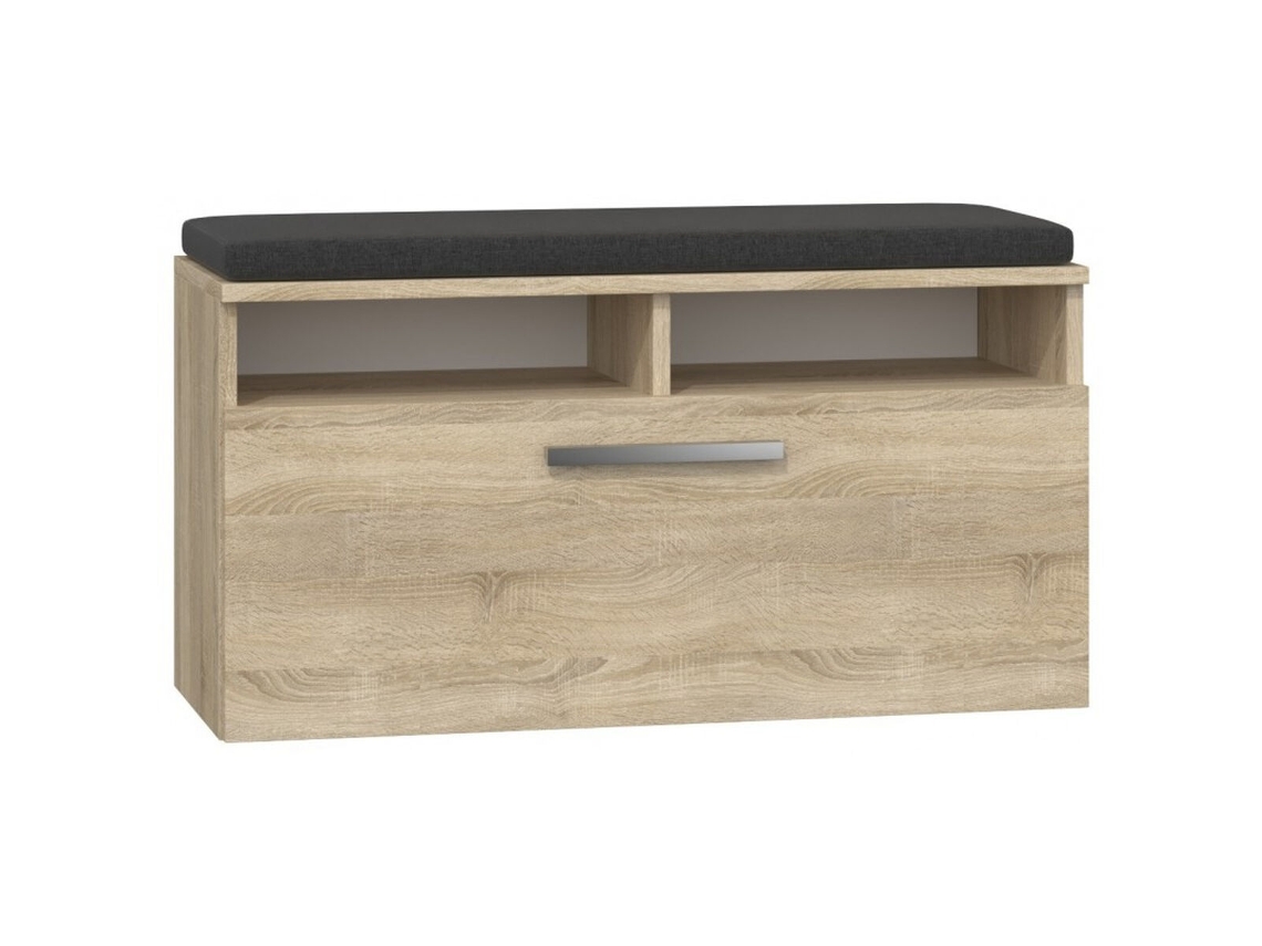 Zapatero TOP E SHOP RIVA SZAFKA SONOMA Plateado Roble Laminado Plástico