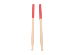 Baquetas De Bateria 5a Em Maple Com Cabo Anti-derrubado Para Adultos E Iniciantes Padrão Vermelho X
