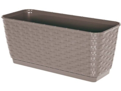 Maceta PROSPERPLAST Ratolla Case P (Beis - 29.3 x 11.9 x 12.6 cm)