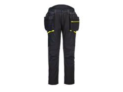 Pantalón Dx4 Softshell Con Bolsillo Detachable Negro / 36