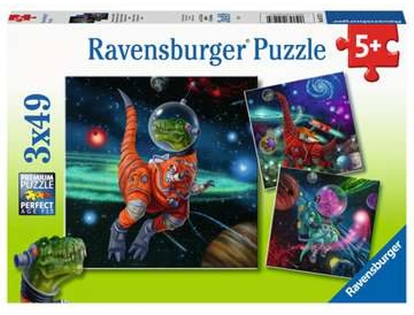 Puzzle RAVENSBURGER Dinosaur in space rompecabezas 49 pieza(s) Espacio