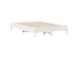 Maison Exclusive - Estructura De Cama Sin Colchón Madera De Pino Blanca 120x200 Cm