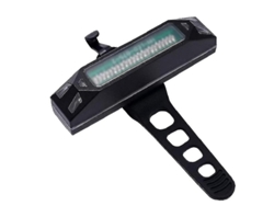 Luz trasera de bicicleta YIZHOOD DES971 (negra)