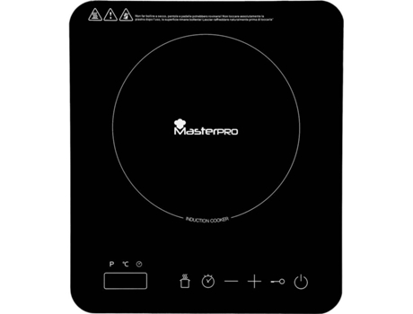 Placa de Inducción MASTERPRO Cooktop 2000W (Nº de quemadores: 1)