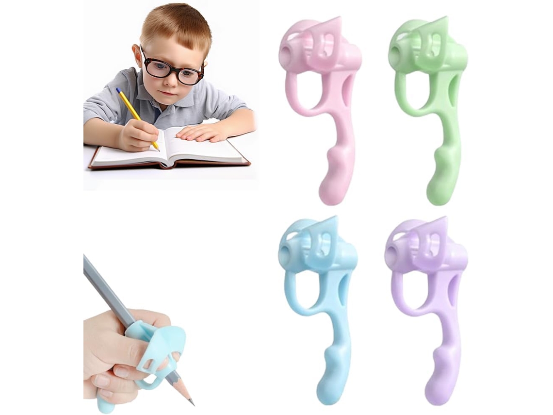 Corrector de postura de muñeca Eifson con agarre ajustable y antigancho para niños (rosa)