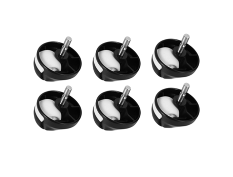 Conjunto de rueda delantera de 6 piezas para aspiradora Roomba Irobot Roomba I7 I7 Plus E5 E6 E7 500 600 700 800 900 Series