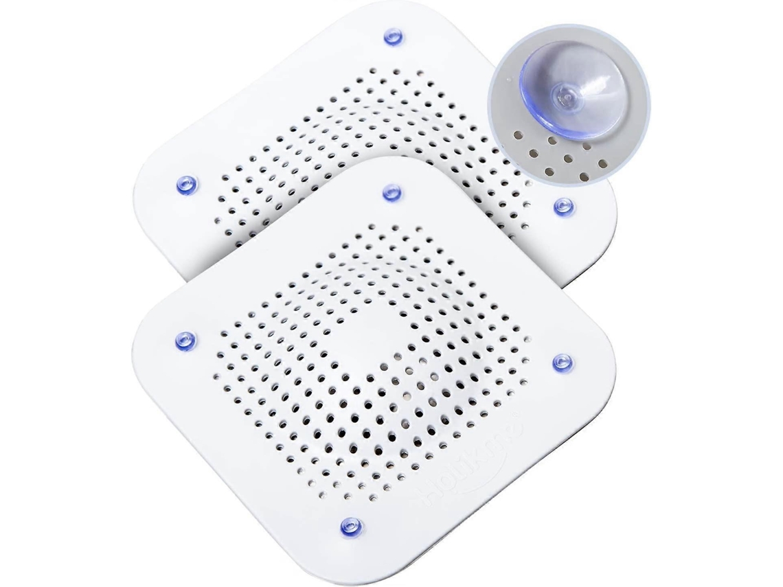 Protector De Desagüe Para Ducha Y Lavabo, 2 Piezas De Silicona Con Ventosas Desmontables, Capturador De Pelo Eficiente Para Baño Y Cocina