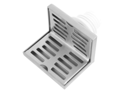 Desagüe De Esquina De Acero Inoxidable Con Colador Y Filtro Impermeable Para Suelo De Baño.