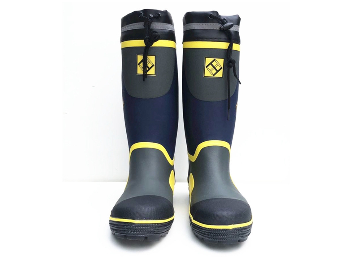 Botas De Goma Impermeables Con Puntera De Acero Para Trabajo Hh025 Talla 41-42