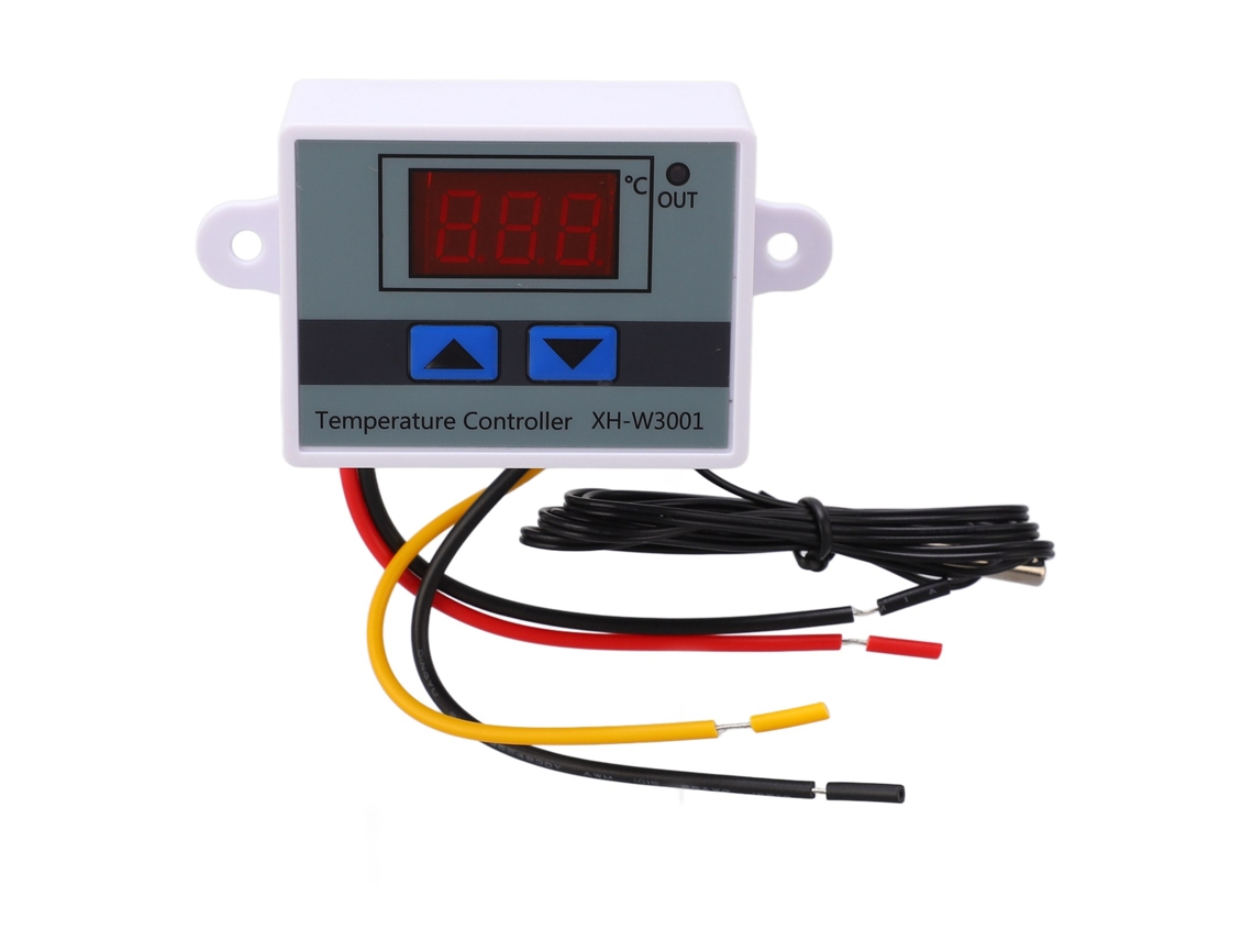 Controlador De Temperatura Digital -50℃ A 110℃ Regulador Con Display 24v 240w