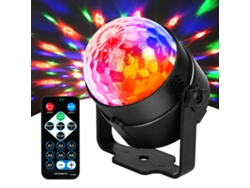 Disco Ball Party Strobe Rgb Lights Luzes De Discoteca De Karaokê Ativadas Por Som Com Controle Remoto GERTIZ