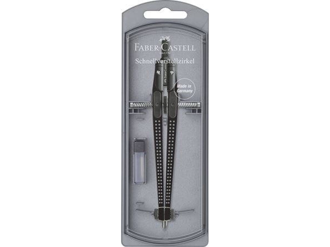 Compás FABER-CASTELL Estuche (Negro)