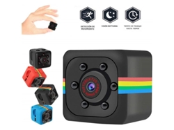 Mini Cámara De Acción Hd 1080p, Monitoreo De Seguridad Inalámbrico, Batería Incorporada