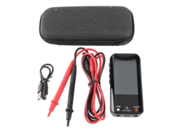 Multímetro Digital Portátil Con Pantalla Lcd, Batería De 800 Mah, Medición Inteligente, Rango Automático, Voltímetro, Resistencia, Capacitancia Y Frecuencia.