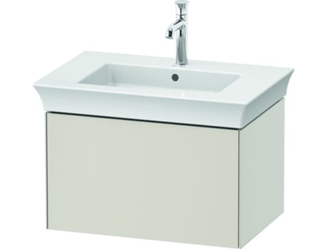 DURAVIT Tulip blanco, mueble de baño montado en la pared, ancho 684 x profundidad 458mm, con 1 extractor, con tecnología de punta, WT42410