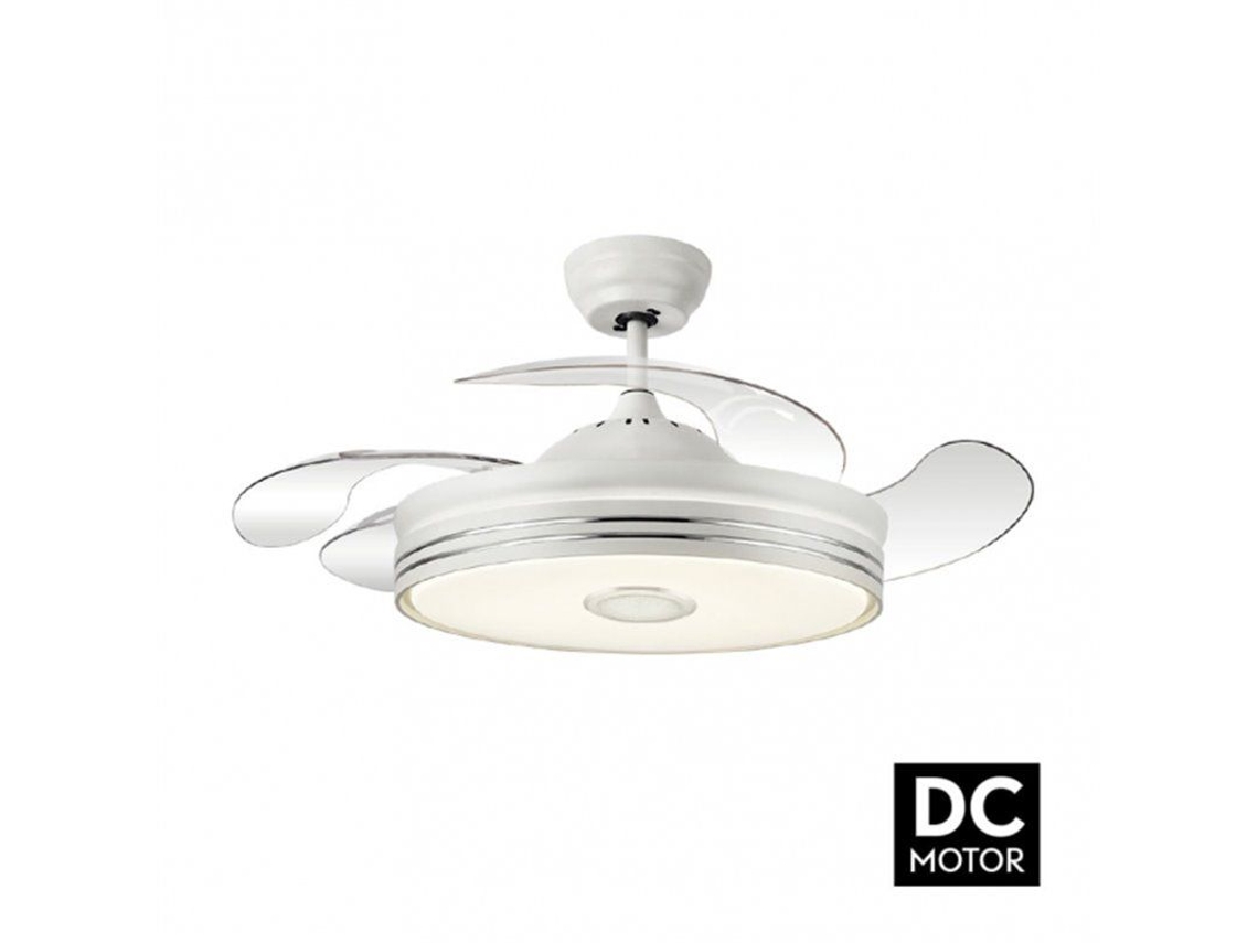 FAB 142791401 Ventilador Dc Matanuska 72w 3600lm Bla Bluethooth 32x55/108d.4 Aspas Desp.6 Vel.3 Color. FABRILAMP
