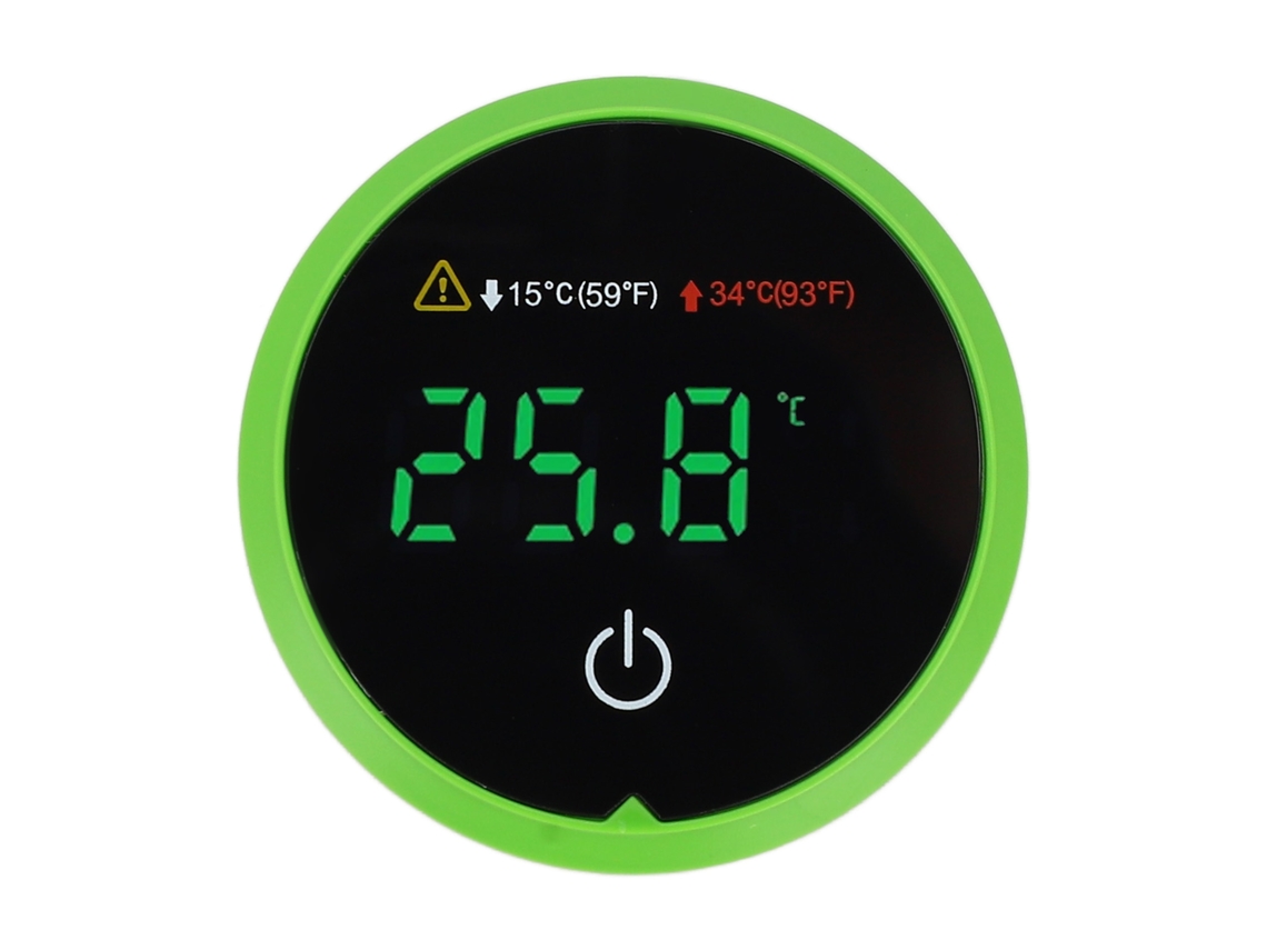 Termómetro Digital Inalámbrico Para Acuario Con Pantalla Led Táctil Y Adhesivo.