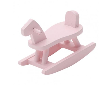 Mini Juguete Del Caballo de Troya Del Bebé Rosado