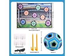 Tapete de fútbol, 39.3759.5 pulgadas Eifson (azul)