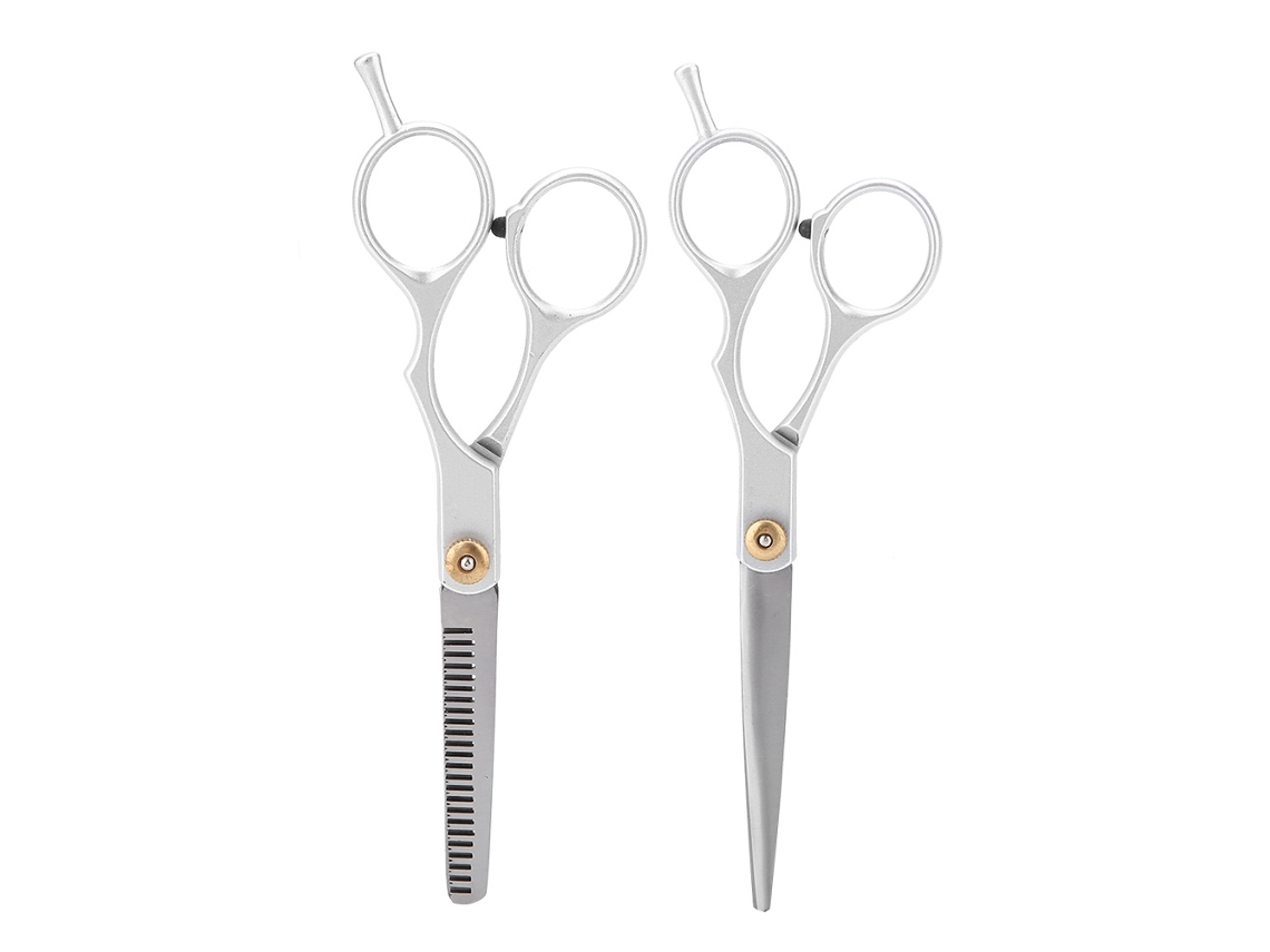 Set De Tijeras Para Corte Y Desmechado De Cabello Profesional Para Peluqueros Y Salones